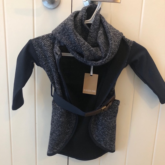Bnwt Rebecca King Mini Sweater Coat 